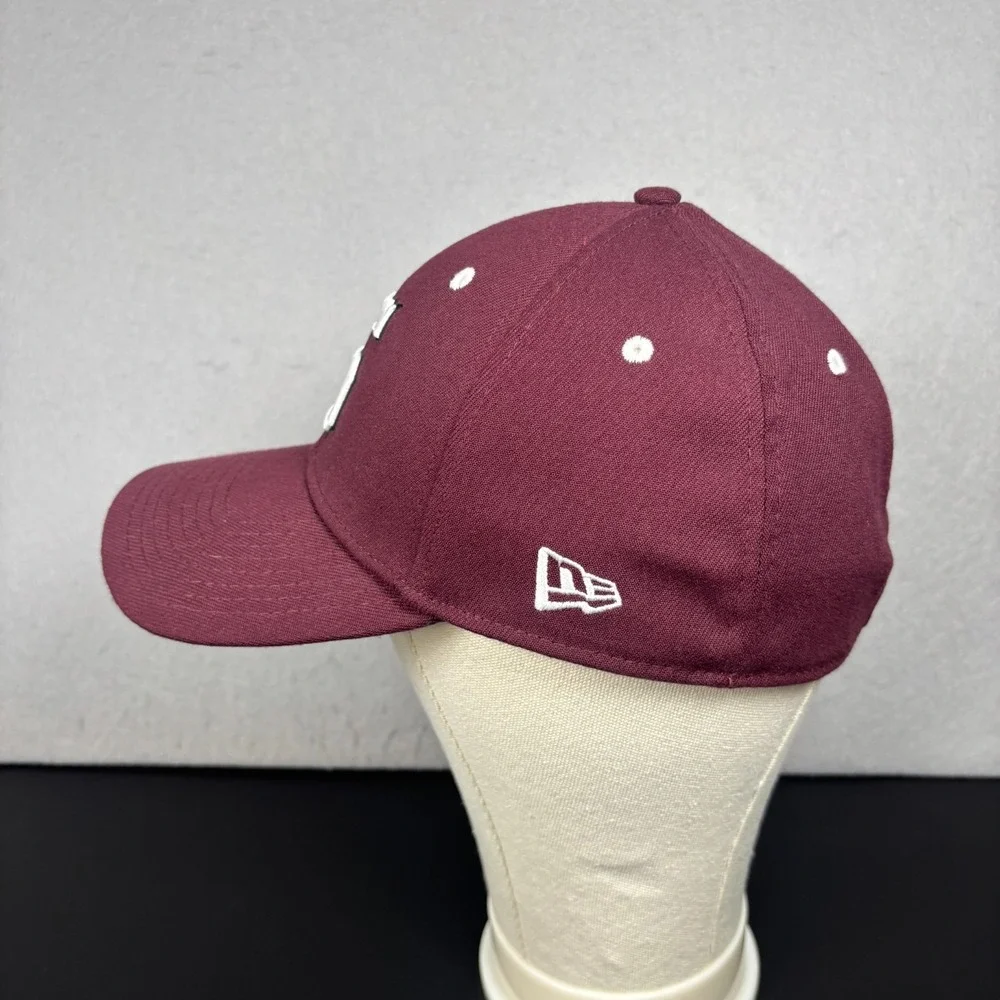 New Era St Annes Belfield School STAB Saints Fitted Hat Cap Maroon Size M/L VA